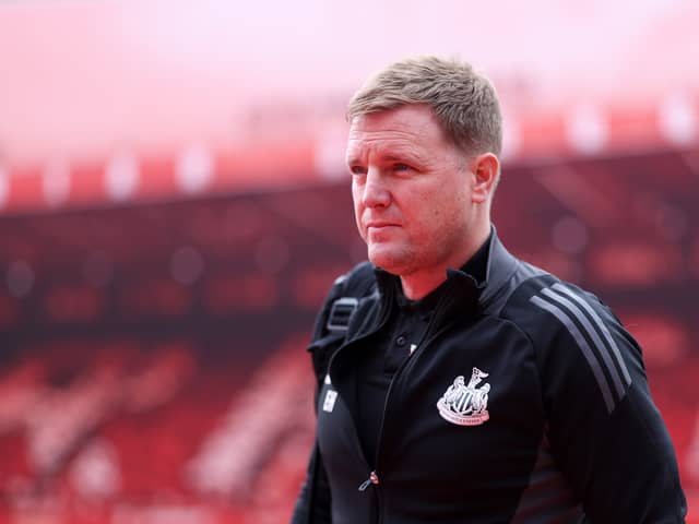 Newcastle United manager Eddie Howe.