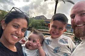 Isabel, Will and their two sons, who they welcomed via IVF