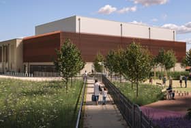 An artist's impression of the planned new leisure centre in Kingston