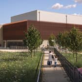 An artist's impression of the planned new leisure centre in Kingston