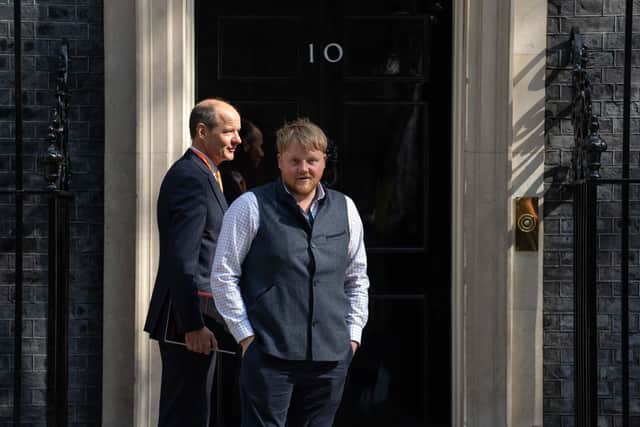 Kaleb Cooper and Charlie meet the Prime Minister