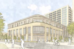 An artist's impression of the revamped Bridge Park, with a decision on whether the project will go ahead expected by next year.
