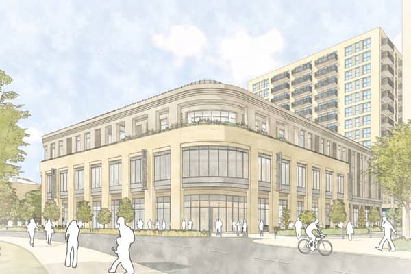 An artist's impression of the revamped Bridge Park, with a decision on whether the project will go ahead expected by next year.