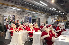 We went behind-the-scenes at London's Santa School 