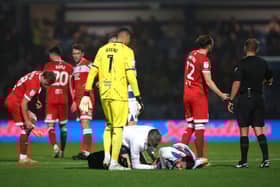 Ilias Chair picked up a knock against Middlesbrough.