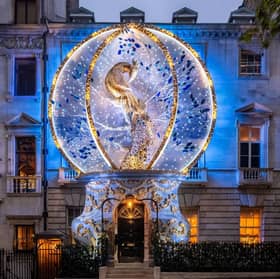 Annabel's festive façade is one of the most magnificent displays in London