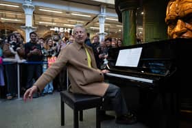 Jeff Goldblum gave an impromptu performance at St Pancras International 