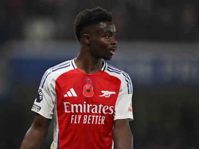 Bukayo Saka of Arsenal