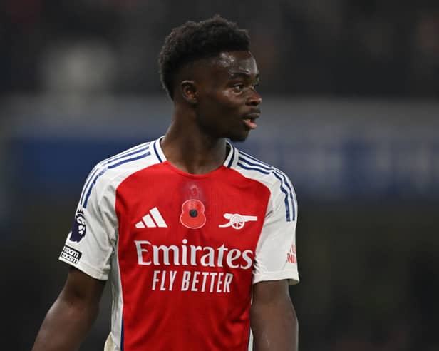 Bukayo Saka of Arsenal