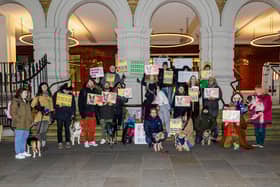 A protest over rule changes was organised by campaign group East London Dog Community and the Animal Welfare Party