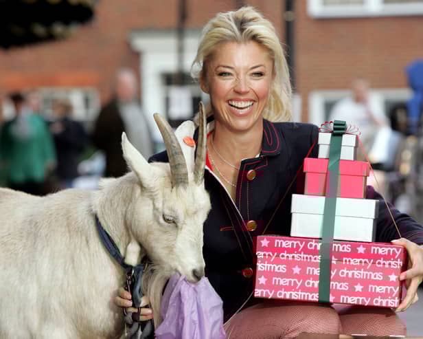 The campaign was launched by London it girl Tamara Beckwith and pygmy goat Mushroom