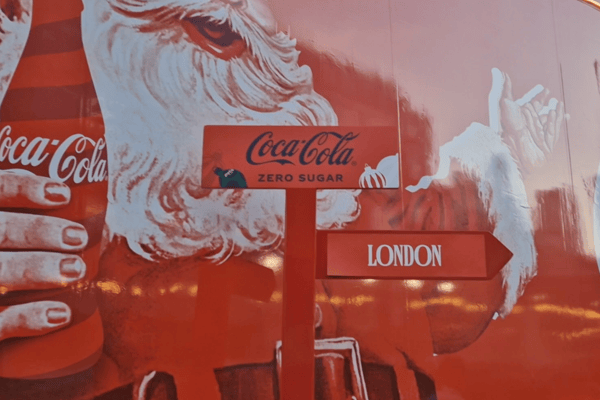 The Coca-Cola Christmas truck made its first 2024 stop in London 