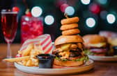 The Christmas burger from TGI Fridays