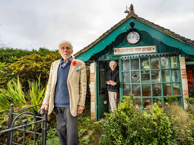 Alban and Angela Bunting bought a cottage for £1K which they have turned into the ultimate playground for their grandkids - including three life-size playhouses.