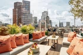 Enjoy a lavish Champagne brunch from the lofty heights of a London rooftop 