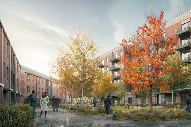 149 new homes will be built at the site of a former driving school, a site called Byron Quarter