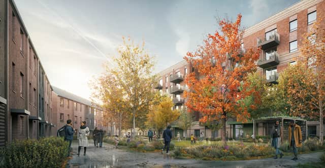149 new homes will be built at the site of a former driving school, a site called Byron Quarter