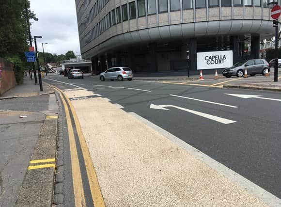 The Brighton Road cycle lane