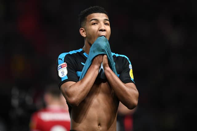 Holgate is spending the season in the Championship on loan from the Toffees.