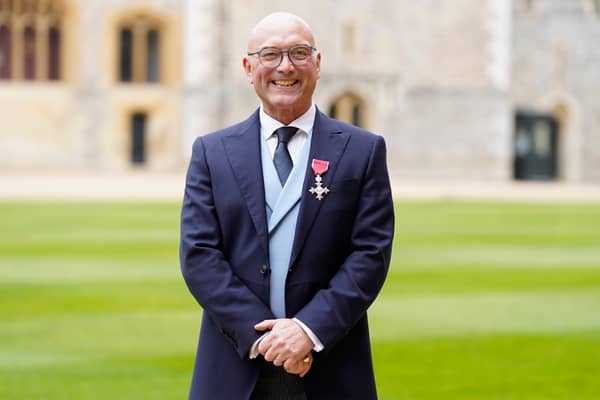 Gregg Wallace has a Millwall tattoo.
