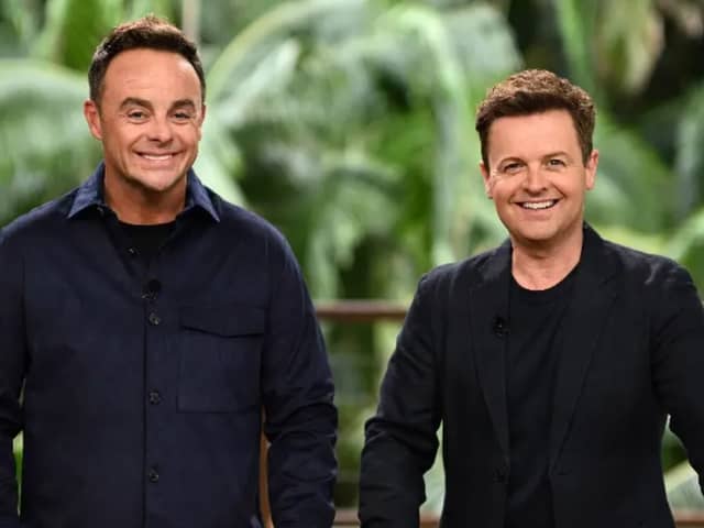 I’m a Celeb hosts Ant and Dec. Photo by ITV.