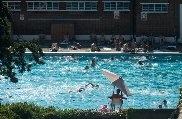 Enjoy the Grade II listed lido at Brockwell Park