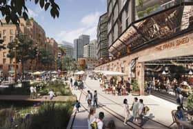 The masterplan would bring a dramatic new look to the 40-acre site