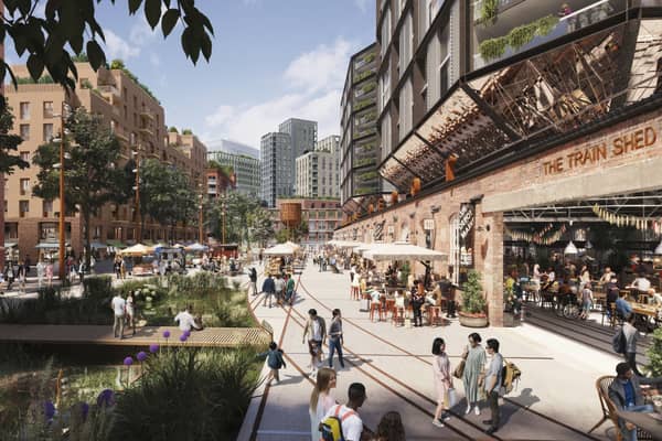 The masterplan would bring a dramatic new look to the 40-acre site