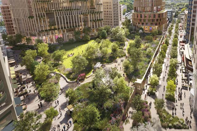 If approved, work is to begin a year later, with phase one to begin welcoming residents in 2030. The scheme as a whole is earmarked for completion in 2041.