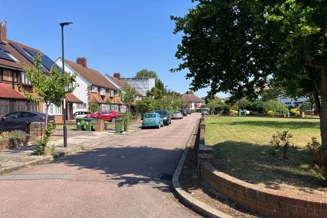 Speed bumps and 20mph signs have been added to the road