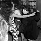 Diana Ross dances at Embassy in Mayfair in 1983