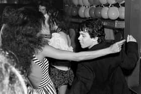 Diana Ross dances at Embassy in Mayfair in 1983