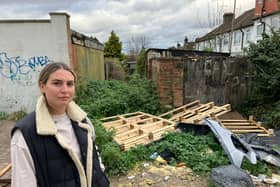 Serife Mehmet, 30, said she has often wished to move away from the area due to the extent of the rubbish