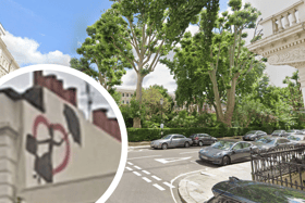 The Mary Poppins mural, inset, must be taken down from a house in Earl's Court Square