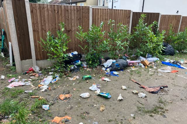 Residents said they regularly see mattresses, furniture and bin bags discarded on the road