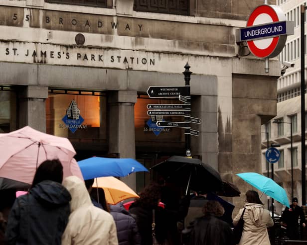 There may be some disruption on the London Underground this weekend as a result of Storm Darragh