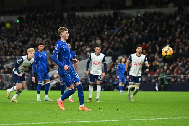 Cole Palmer scored two penalties against Spurs.
