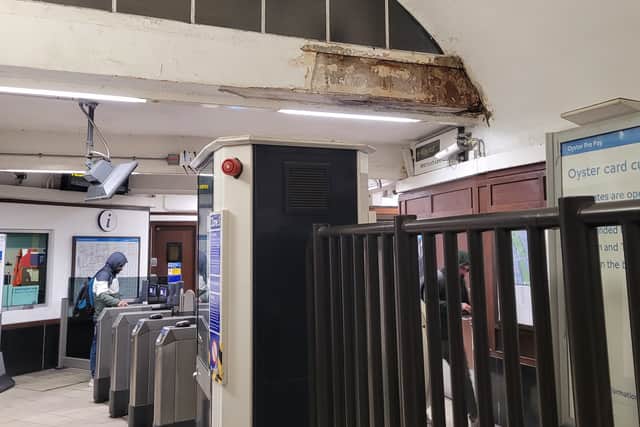 Residents described the underground station as in a 'state of disrepair'