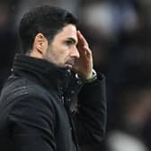 Arsenal boss Mikel Arteta.  (Photo by JUSTIN TALLIS/AFP via Getty Images)