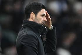 Arsenal boss Mikel Arteta.  (Photo by JUSTIN TALLIS/AFP via Getty Images)