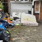 Residents have reported seeing rats scurrying around amongst the ‘toxic dump’ of discarded litter and old mattresses of one private rental property 
