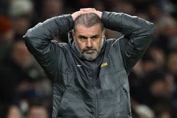 Tottenham boss Ange Postecoglou. (Photo by Justin Setterfield/Getty Images)