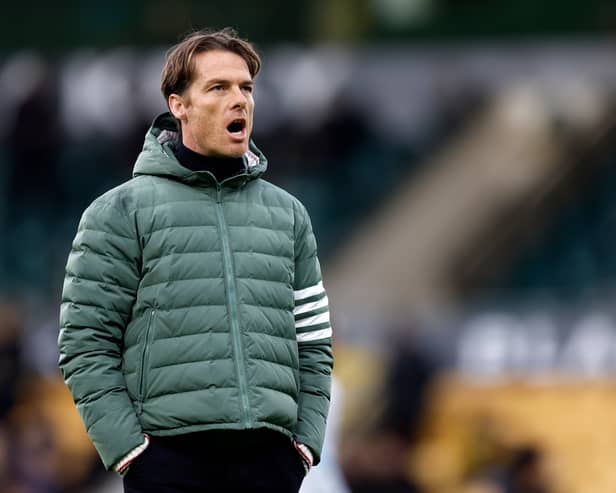 SETBACK: For Leeds United's key promotion rivals Burnley under boss Scott Parker, above.
