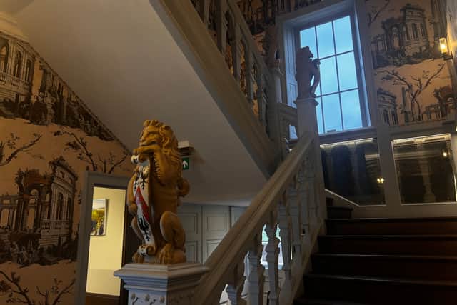 Each room was renovated to present a different period of the homes history