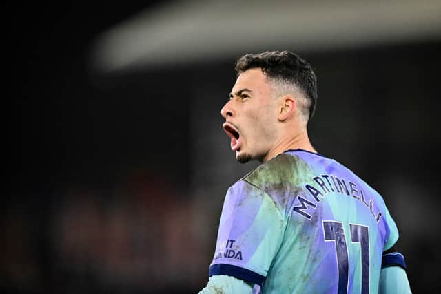 Martinelli was on target after the break.