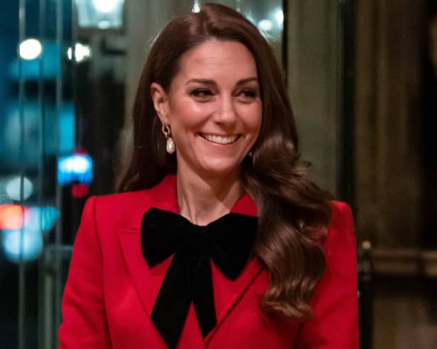 The Princess of Wales arrives for the Together At Christmas carol service at Westminster Abbey in London