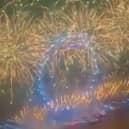 Fireworks light up the London sky to welcome 2025.