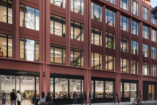 The revised proposal includes a dedicated supermarket space on 2-4 Dean Street to replace the current Tesco