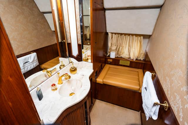 Originally built in 1968 and fitted out as a private jet in 1981, the aircraft was still flying up until 2012 - when it made its final journey to Filton Airfield.