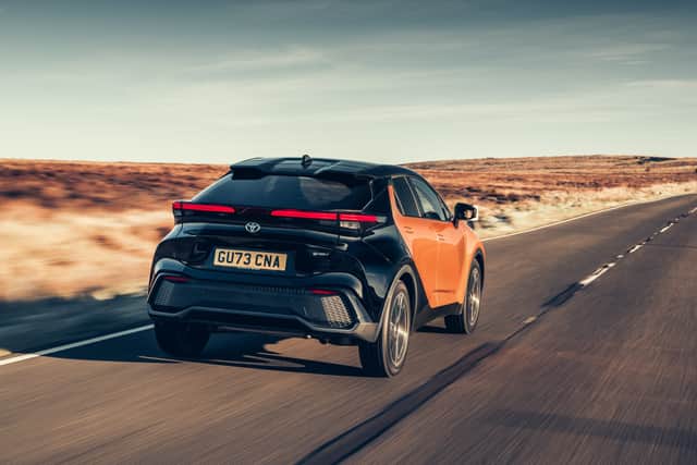 The CH-R is bigger than its predecessor